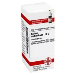 DHU Kalium carbonicum D 6 Globuli, 10 g> K|K