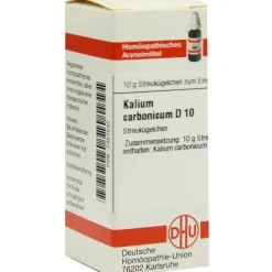 DHU Kalium carbonicum D 10 Globuli, 10 g> K|K