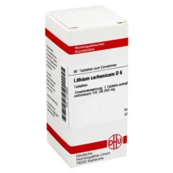 DHU Lithium carbonicum D 6 Tabletten, 80 St