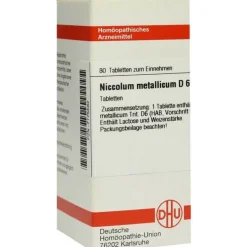 DHU Niccolum metallicum D 6 Tabletten, 80 St