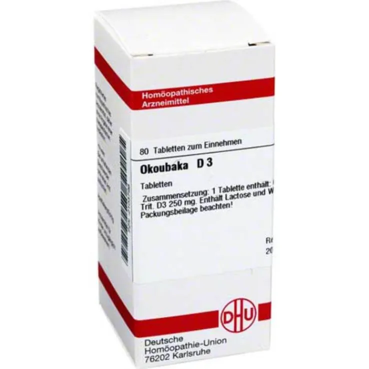 DHU Okoubaka D 3 Tabletten, 80 St
