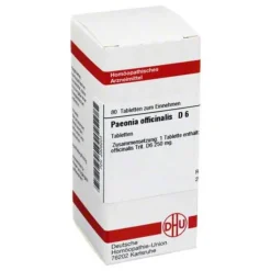 DHU Paeonia officinalis D 6 Tabletten, 80 St