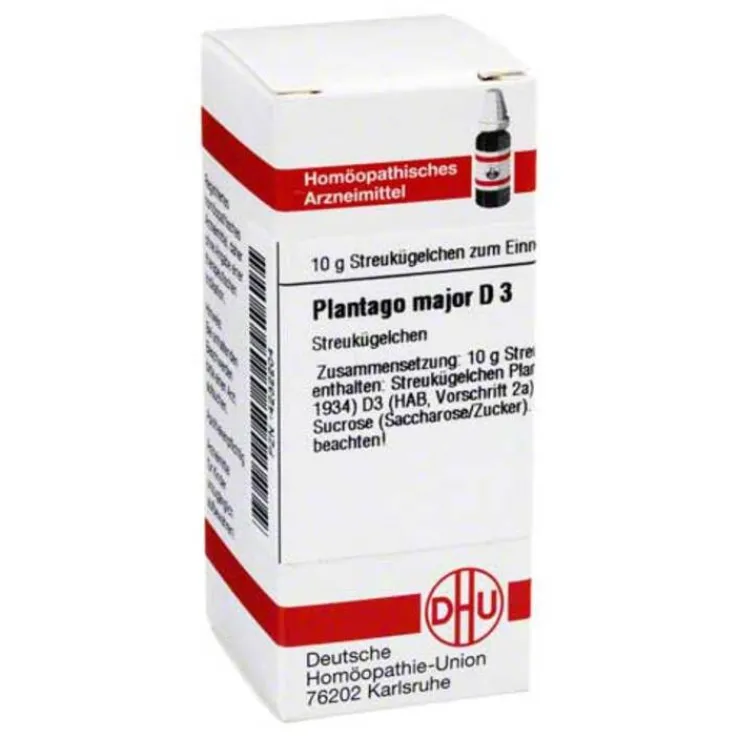 DHU Plantago Major D 3 Globuli, 10 g