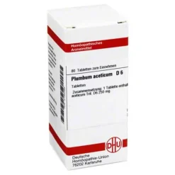 DHU Plumbum aceticum D 6 Tabletten, 80 St