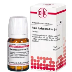 DHU Rhus toxicodendron D 6 Tabletten, 80 St> Q-R