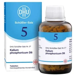 DHU Schüßler-Salze DHU Schüßler-Salz Nr. 5 Kalium phosphoricum D6 Tabletten, 900 St> Salze 1-12|D 6