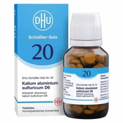DHU Schüßler-Salze DHU Schüßler-Salz Nr. 20 Kalium aluminium sulfuratum D6 Tabletten, 200 St> Salze 13-24|D 6