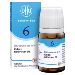 DHU Schüßler-Salz Nr. 6 Kalium sulfuricum D6 Tabletten, 80 St