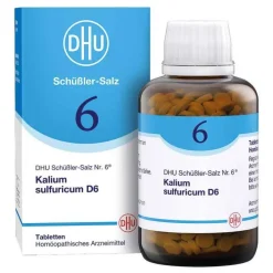 DHU Schüßler-Salze DHU Schüßler-Salz Nr. 6 Kalium sulfuricum D6 Tabletten, 900 St> Salze 1-12|D 6