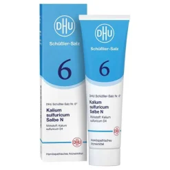 DHU Schüßler-Salze DHU Schüßler-Salz Nr. 6 Kalium sulfuricum Salbe N D4, 50 g> Salze 1-12|Salben