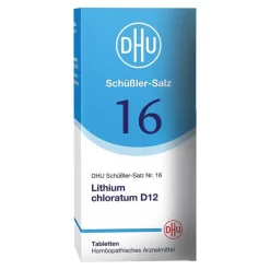DHU Schüßler-Salze DHU Schüßler-Salz Nr. 16 Lithium chloratum D12 Tabletten, 420 St> Salze 13-24|D 12