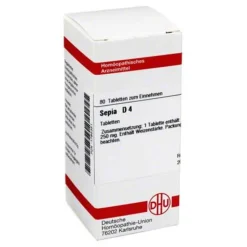 DHU Sepia D 4 Tabletten, 80 St> S