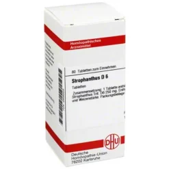 DHU Strophanthus D 6 Tabletten, 80 St