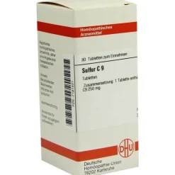 DHU Sulfur C 9 Tabletten, 80 St> S