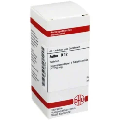 DHU Sulfur D 12 Tabletten, 80 St> S