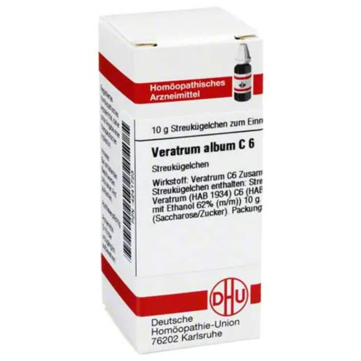 DHU Veratrum album C 6 Globuli, 10 g