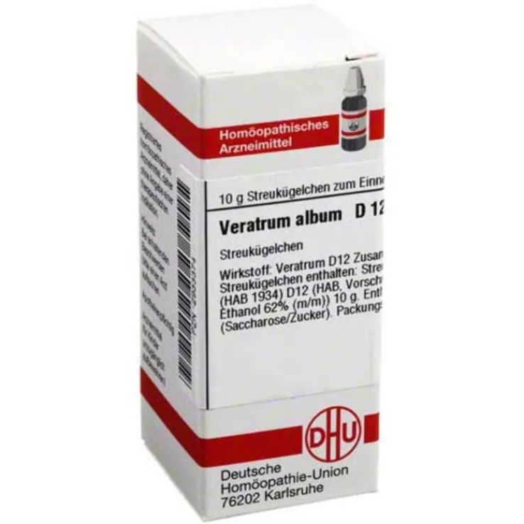 DHU Veratrum album D 12 Globuli, 10 g