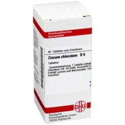 DHU Zincum chloratum D 6 Tabletten, 80 St> W-Z