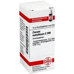 DHU Zincum metallicum C 200 Globuli, 10 g> W-Z|W-Z