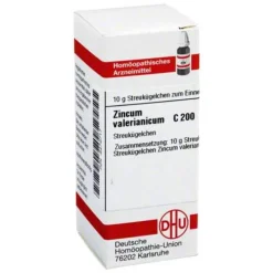 DHU Zincum valerianicum C 200 Gl, 10 g> W-Z|W-Z