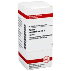 DHU Zincum valerianicum D 4 Tabletten, 80 St> W-Z