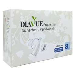 Diavue Prudential Sicherheits Pen-Nadeln 31 Gx8 mm, 3X100 St> Lanzetten & Stechhilfen