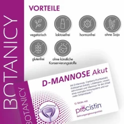 Feelgood D-Mannose + Cranberry Akut Sticks, 12 St> Mannose