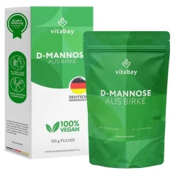 Vitabay D-Mannose Pulver aus Birke vegan Diätetikum, 100 g> Mannose