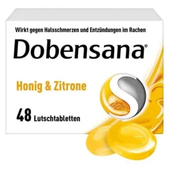Dobensana ® Lutschtabletten Honig- und Zitronengeschmack, 48 St> Halsschmerztabletten