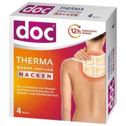 Doc ® THERMA Wärme-Auflage Nacken, 4 St> Wärmepflaster