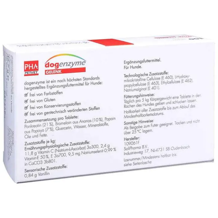 PhA Dogenzyme Gelenk magensaftresistent Filmtabletten vet. (für Tiere), 100 St> Bewegungsapparat