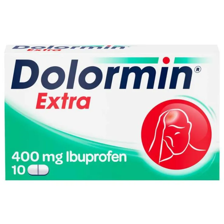 Dolormin® Extra mit 400 mg Ibuprofen bei Schmerzen, 10 St