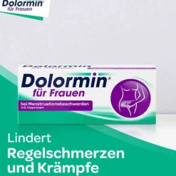 Dolormin für Frauen bei Menstruationsbeschwerden mit Naproxen, 10 St