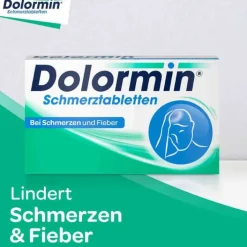 Dolormin ® mit Ibuprofen bei Kopfschmerzen, 20 St> Zahnschmerztabletten|Regelschmerzen Tabletten