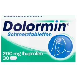 Dolormin ® mit Ibuprofen bei Kopfschmerzen, 30 St> Zahnschmerztabletten|Regelschmerzen Tabletten