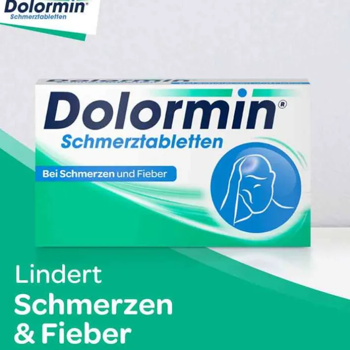 Dolormin ® mit Ibuprofen bei Kopfschmerzen, 30 St> Zahnschmerztabletten|Regelschmerzen Tabletten