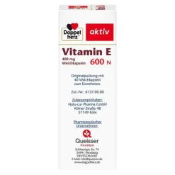 Doppelherz ® aktiv Vitamin E 600 N Weichkapseln, 40 St><noscript><img width=