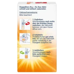 Doppelherz B12 + D3 Duo Aktiv Trinkampullen, 30 St