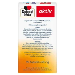 Doppelherz Coenzym Q10 Extra + Magnesium Kapseln, 90 St