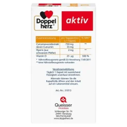 Doppelherz Curcuma 750 Kapseln, 60 St