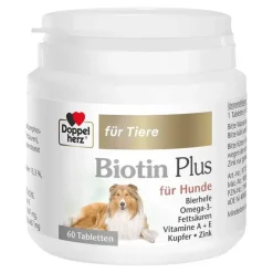 Doppelherz für Tiere Biotin Plus Tabletten für Hunde, 60 St> Vitamine-Mineralstoffe