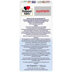 Doppelherz Glucosamin 1000 + Curcuma vegan syst.Kapseln , 120 St><noscript><img width=