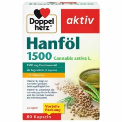 Doppelherz Hanföl Kapseln, 80 St