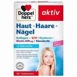 Doppelherz Haut+Haare+Nägel Tabletten, 30 St> Mikronährstoffe