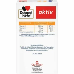 Doppelherz heißer Curcuma + Manuka-Honig Granulat, 10 St