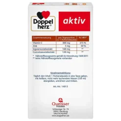 Doppelherz heißer Ingwer + Curcuma Beutel, 10 St> Kurkuma Kapseln