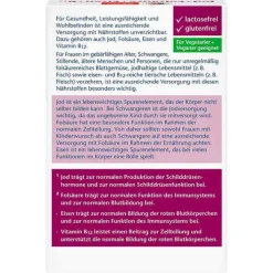 Doppelherz Jod + Folsäure + Eisen + B12 Tabletten, 45 St> Erschöpfung
