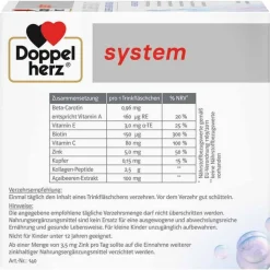 Doppelherz Kollagen Beauty system Trinkfläschchen, 30 St