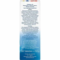 Doppelherz Magnesium 500 + Calcium + Kalium Tabletten, 100 St><noscript><img width=