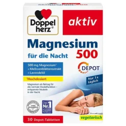 Doppelherz Magnesium 500 für die Nacht Tabletten, 30 St
